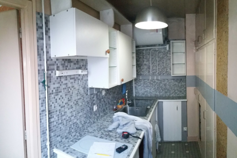 one-bedroom apartment renovation architect Paris