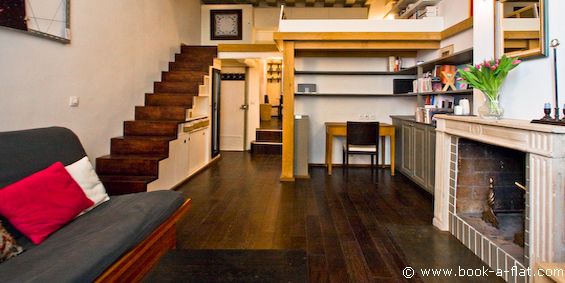 Alquiler apartamento 1 habitaci�n Paris rue des Gravilliers 3 er Districto - Alquiler Metro Arts et M�tiers