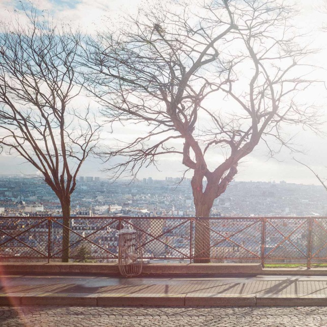 Montmartre view hill Paris