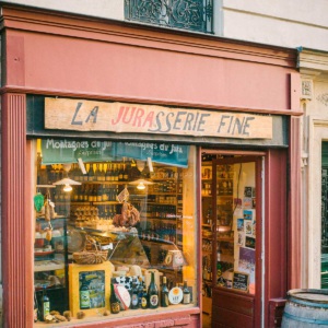 Montmartre cheese store Paris