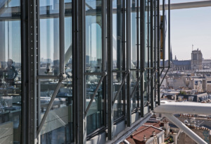 Top floor of the Pompidou Centre