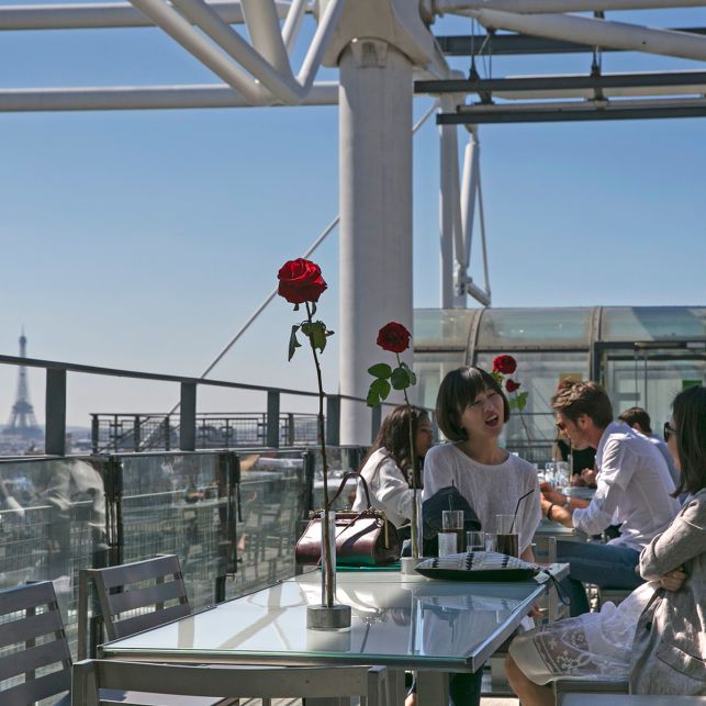 Terrasse Centre Pompidou - Le Georges