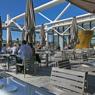 Terrace of the Pompidou Centre