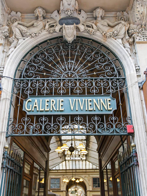 Paris entrée de la galerie Vivienne