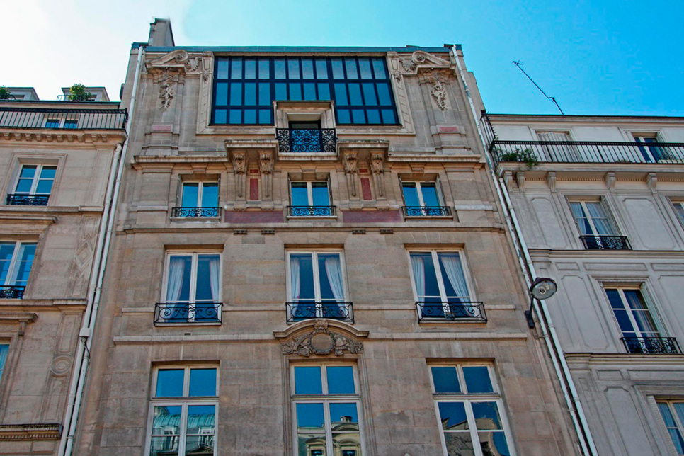 Façade atelier loft Paris