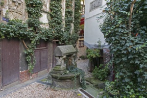 Maison jardin puit Montmartre Paris