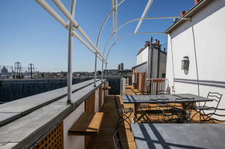 Terrasse d'appartement rue des Beaux Arts