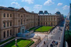 Vue Louvre Paris