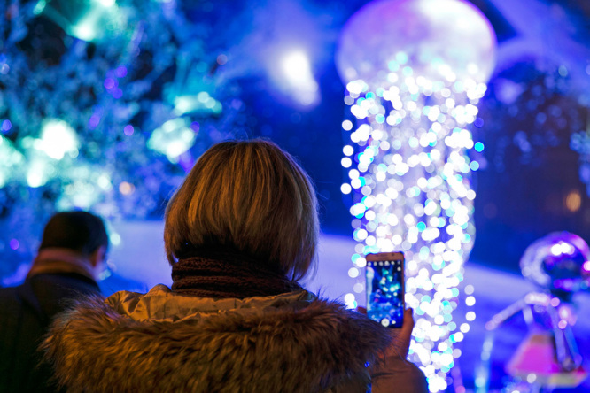 Galeries Lafayette vitrines illuminations