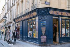 Café Biard Bookshop Rue Léopold Bellan Paris