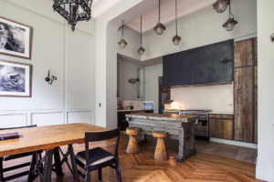 Appartement meublé cuisine Paris Avenue Emile Deschanel
