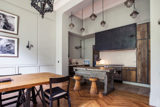 Appartement meublé cuisine Paris Avenue Emile Deschanel