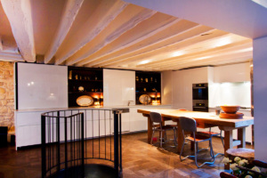 Kitchen furnished apartment Paris Saint-Germain-des-Près