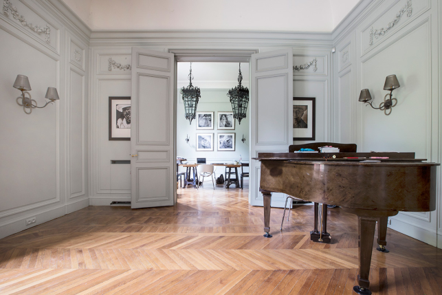 Sitting-room furnished apartment Paris 7