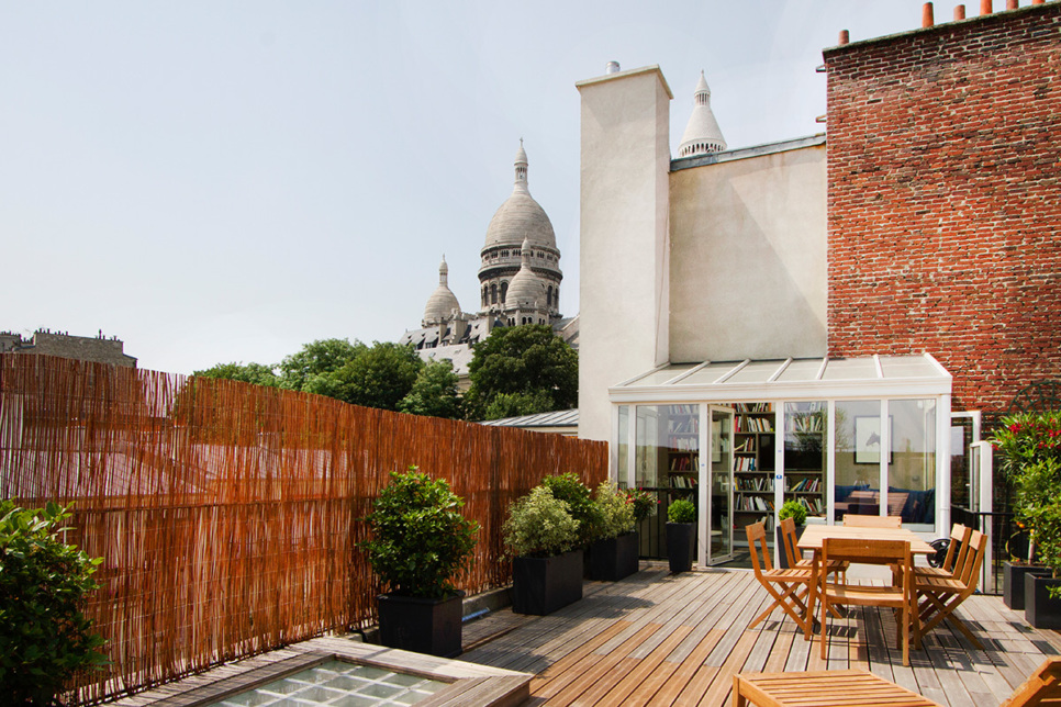 Terrasse Montmartre vivire meublé Paris