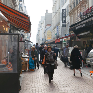 street Passy Paris