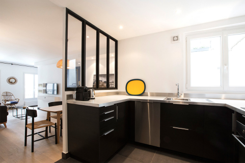 kitchen room Paris apartment