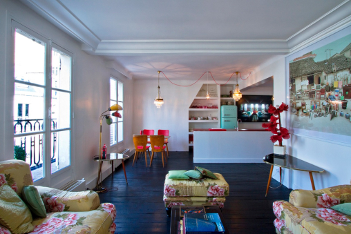 sitting room apartment Paris 4