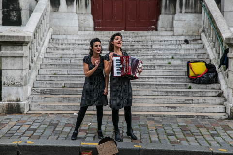 artists picturesque Monmartre Place du Tertre Paris