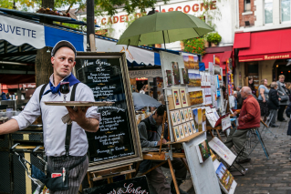 café terrasses Montmartre Paris