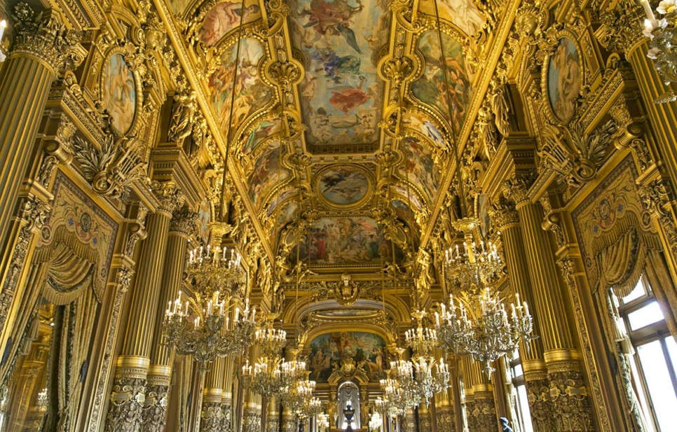 Grand foyer painter Paul Baudry Opera Garnier Paris