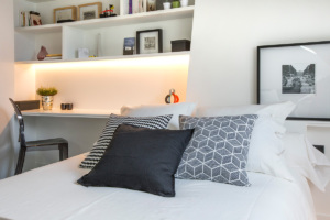 bedroom furnished apartment Paris