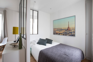 chambre studio espace nuit dormir arrondissement Paris