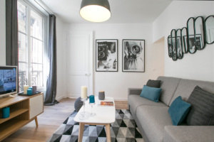 living Paris furnished apartment