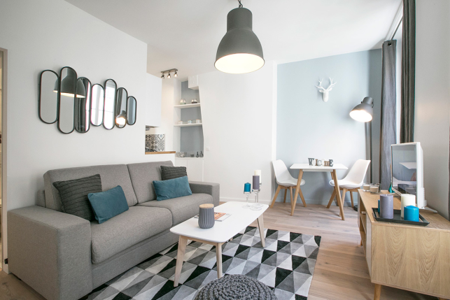 intérieur cocon douillet Paris location meublée