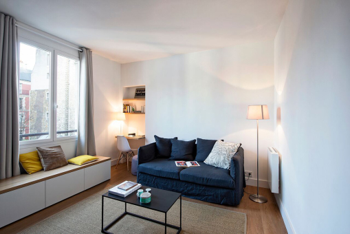 Modern furnised rental in Paris