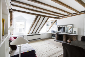Contemporary furnished apartment Paris