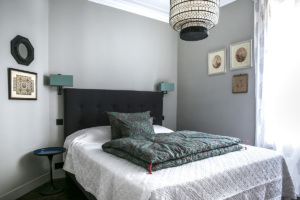 bobo-chic bedroom bohemian style decoration