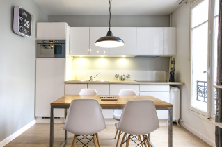 Open-plan kitchen