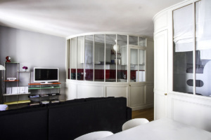 Create partitions furnished apartment Paris 9