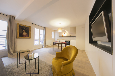 redesigned furnished apartment Paris