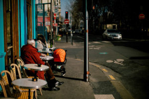 Terrasses de cafés parisiennes - Photographie Thomas Deschamps
