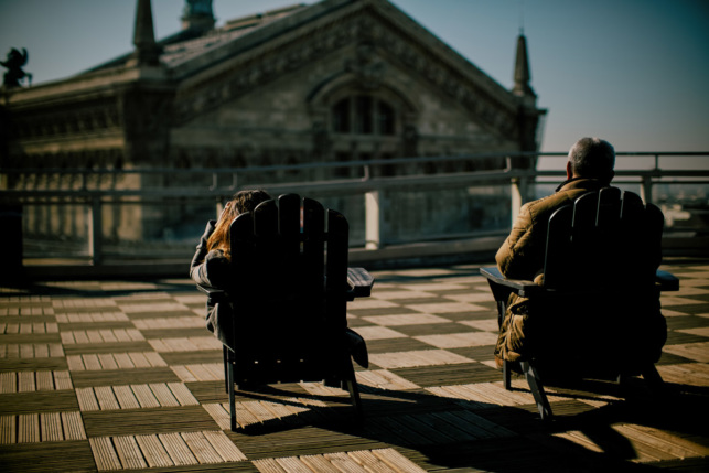 photos Paris roof persons