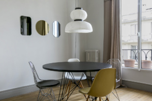 déco architecte Irina Bruscky salon appartement meublé Paris