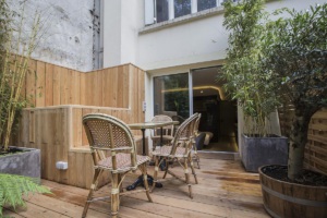 Appartement meublé studio jardin Paris