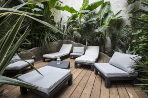 Appartement studio jardin Paris