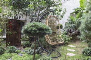 Location appartement studio avec jardin quartier République Paris