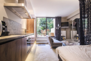 studio avec jardin quartier République Paris