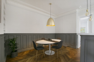 dining room furnished apartment Paris Invalides