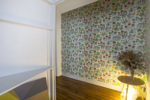 spring wallpaper room furnished rental Paris