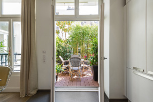 Appartement à louer Paris cuisine avec terrasse privée