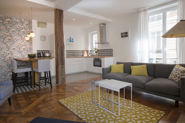 Transformation rent a new apartment in Paris