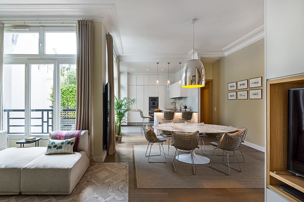 Meubler et décorer avec élégance un appartement familial parisien