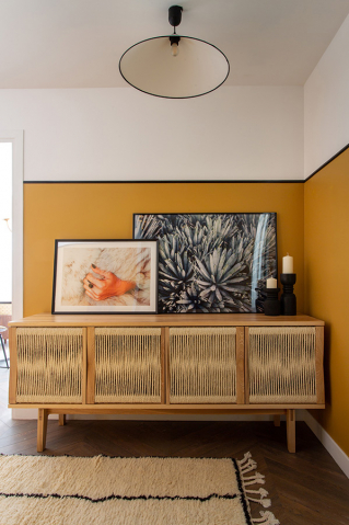 Sideboard in the corridor of the flat