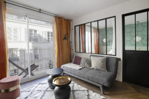 magnifique salon chambre séparée appartement Paris à louer