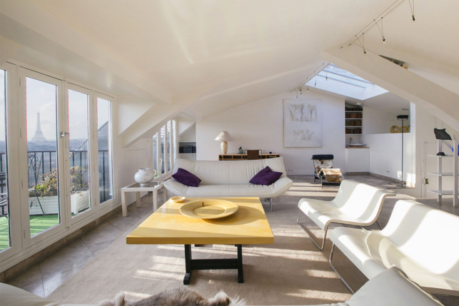 Rent a Paris apartment with views of Paris